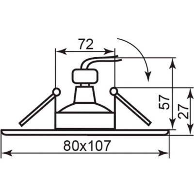 Грунтовый светильник  11860