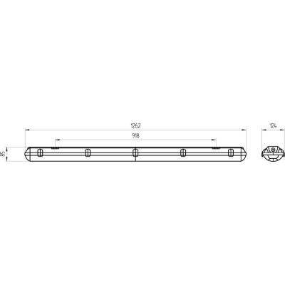 Промышленный потолочный светильник Компромисс 10 CB-C0401001