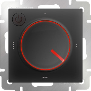 Терморегулятор Встраиваемые механизмы черные матовый W1151108