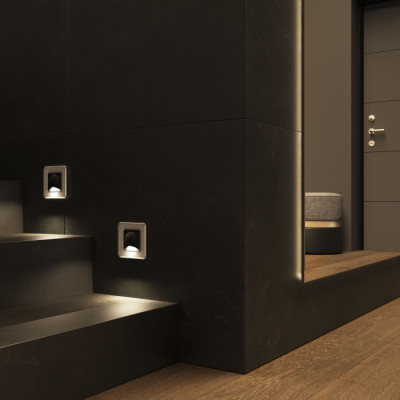 Встраиваемая LED подсветка Встраиваемые механизмы черные матовый W1154408