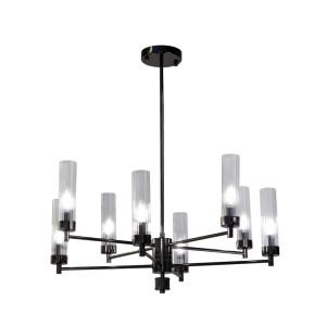 Подвесная люстра INDIGO INDIGO SP8 PEARL BLACK