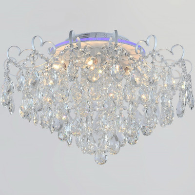 Потолочная люстра  04024-0.3-07 WH+SILVER PN+RGB