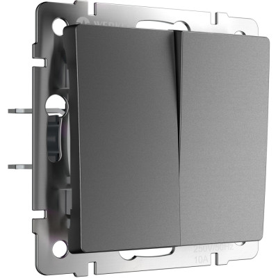 Выключатель Встраиваемые механизмы графит матовый W1122064