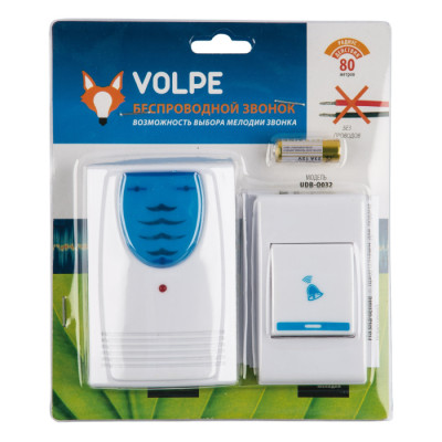 Звонок беспроводной UDB-Q032 UDB-Q032 W-R1T1-32S-100M-WH